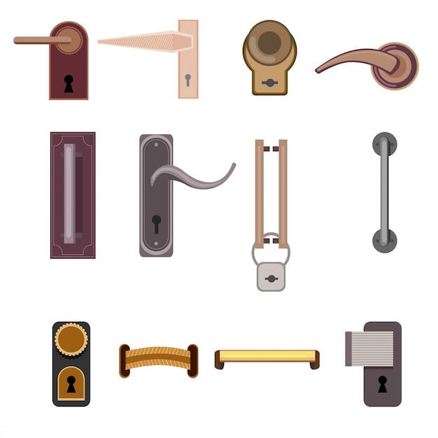 Stylish modern door handles collection