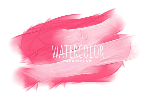 Free vector stylish pink shade watercolor paint texture background