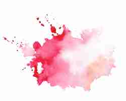 Free vector stylish red watercolor splatter texture stain