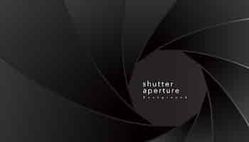 Free vector stylish shutter aperture