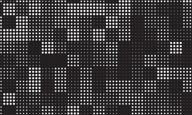 Stylish square random size halftone pattern background