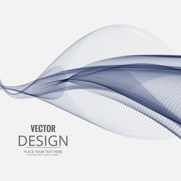 Free vector stylish wavy background