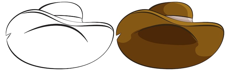 Free Vector stylized vector illustration of a hat