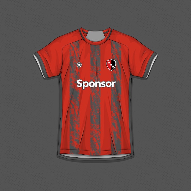 Free vector sublimation sports apparel designs professional football shirt templates
