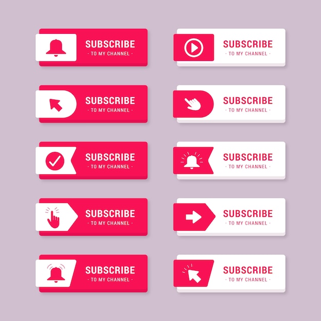 Subscribe button set