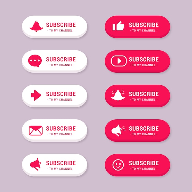 Subscribe button set