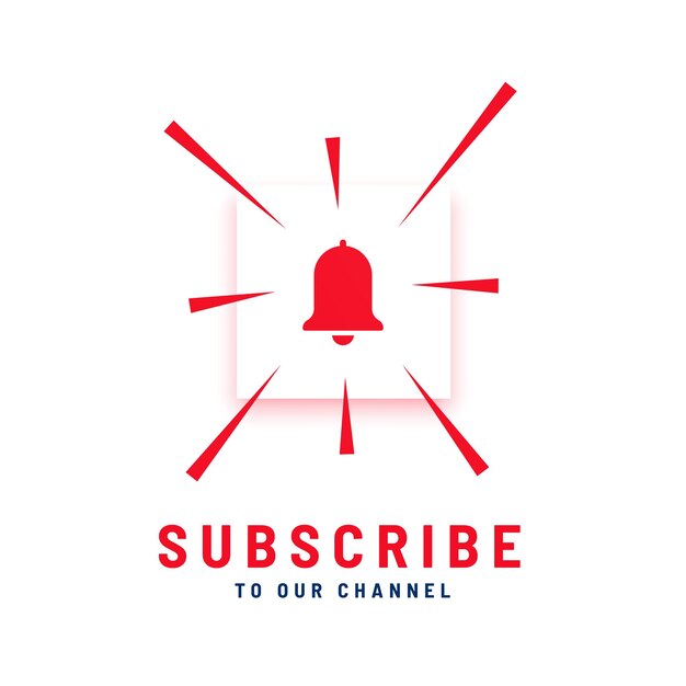 Subscribe to channel background design