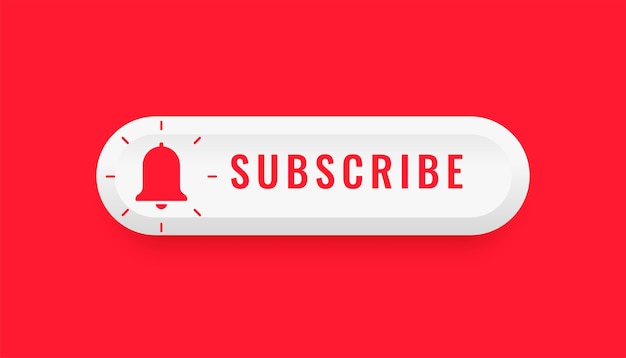 Free vector subscription bell icon to add more follower