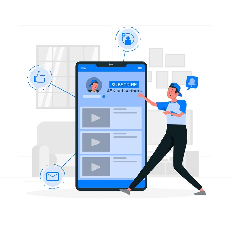 Free Vector subscriptions concept illustration