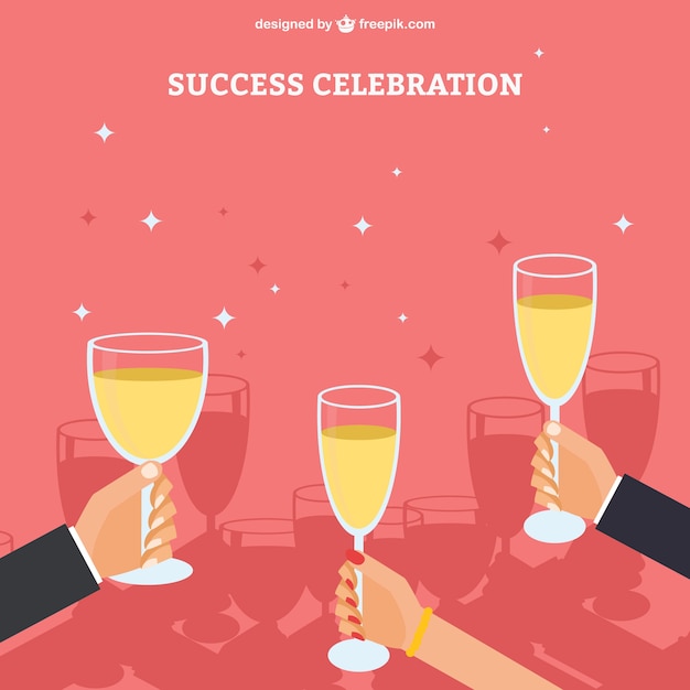 Free vector success celebration