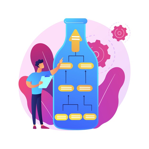 Successful testing. Man with clipboard showing thumb up. Quality assurance, business strategy approval, bottleneck analysis. Analyst cartoon character.  