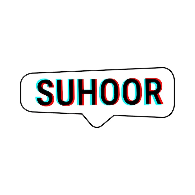 Suhoor essentials tips and tricks for a healthy ramadan white vector callout banner