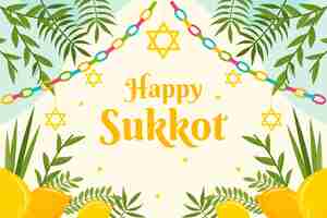 Free vector sukkot background