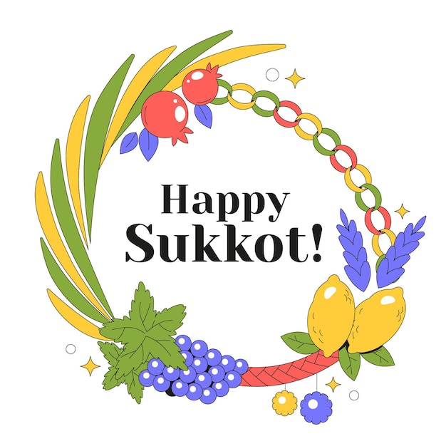 Sukkot frame template