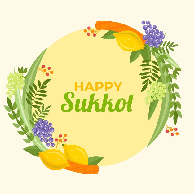 Sukkot frame template