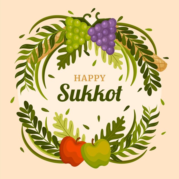 Sukkot frame template