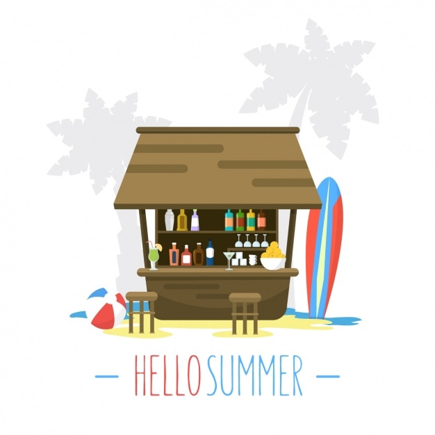 Free vector summer background design