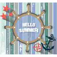 Free vector summer background design