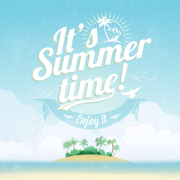 Free vector summer background design