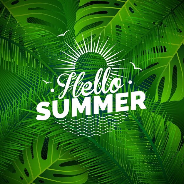 Summer background design