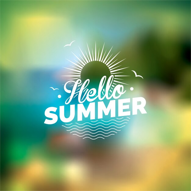 Summer background design