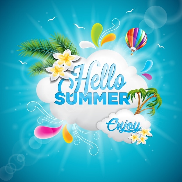 Summer background design