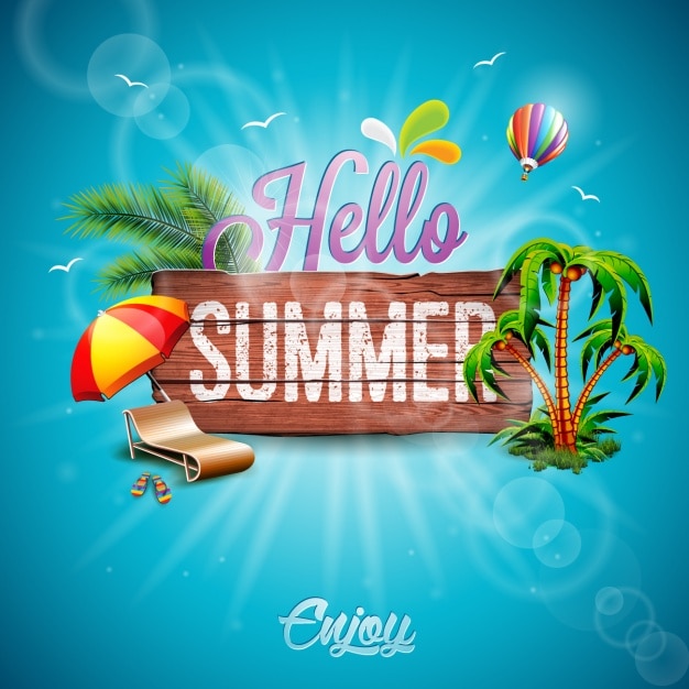 Summer background design