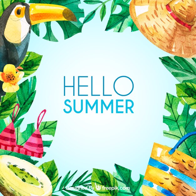 Summer background design