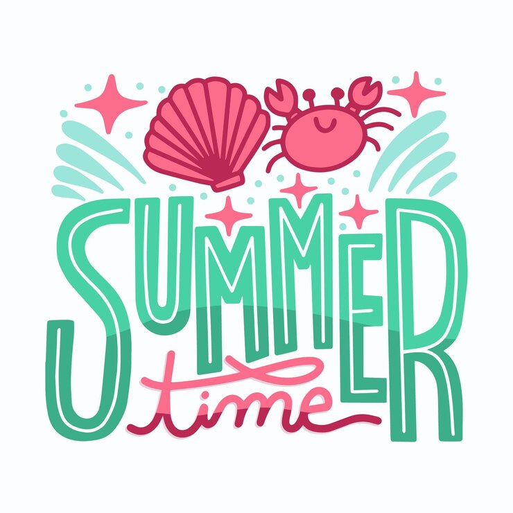 Free Vector summer badges pack