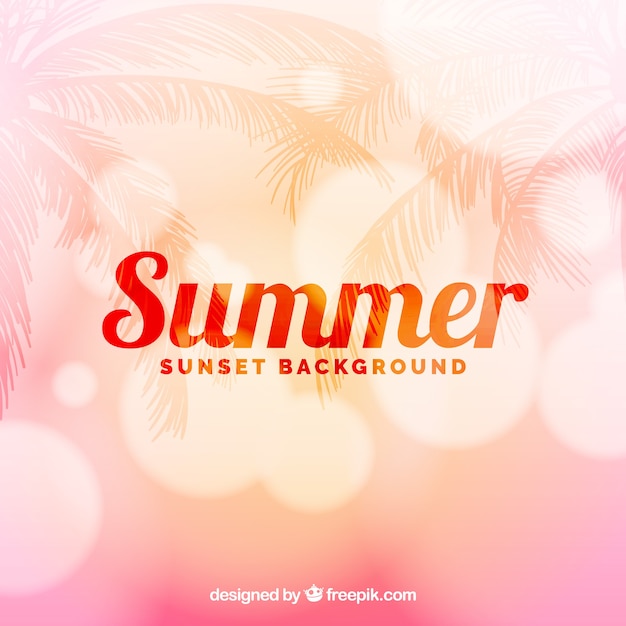 Summer bokeh background