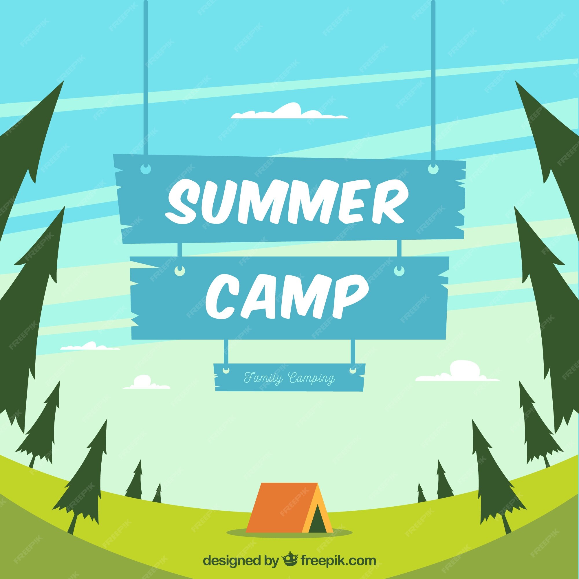 Summer Camp Background Images - Free Download on Freepik