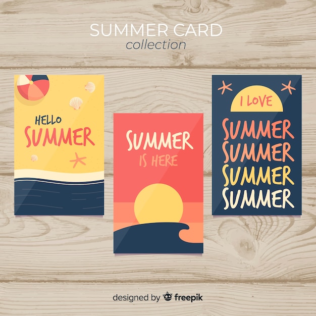 여름 카드 수집
