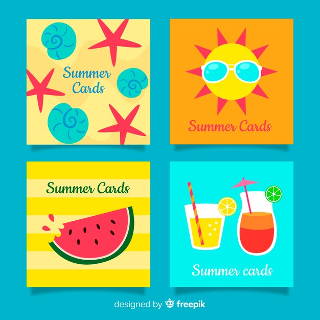 여름 카드 수집