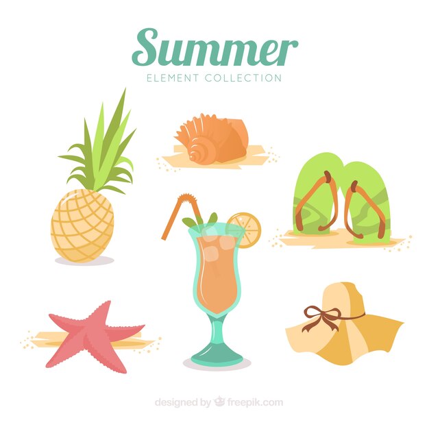 여름 요소 컬렉션