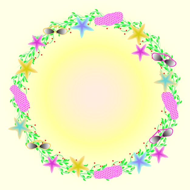 Summer element wreath