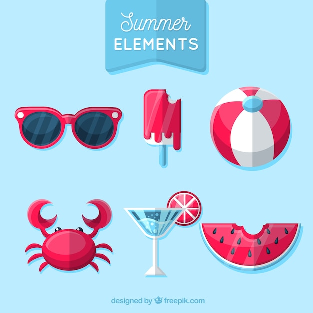 Summer elements collection