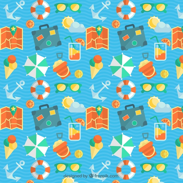 Summer elements pattern