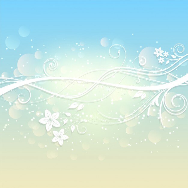 Free Vector summer floral background