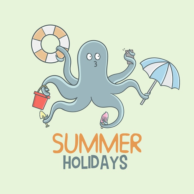 Summer holidays background