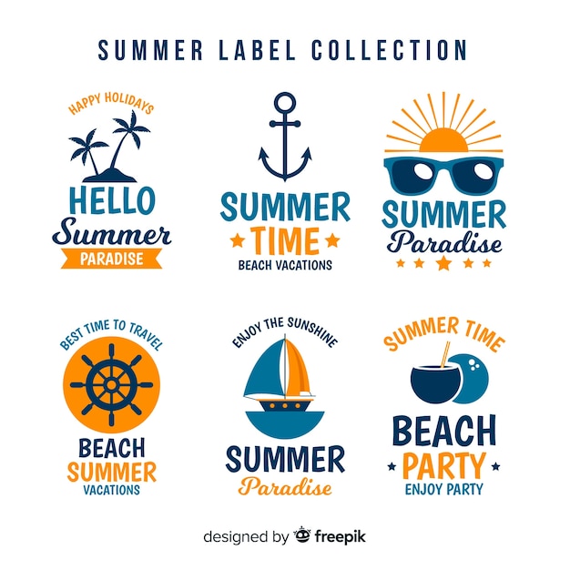 Summer label collectio