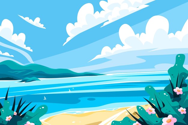 무료로 다운로드 가능한 바다 일러스트 벡터 & 일러스트 | Freepik