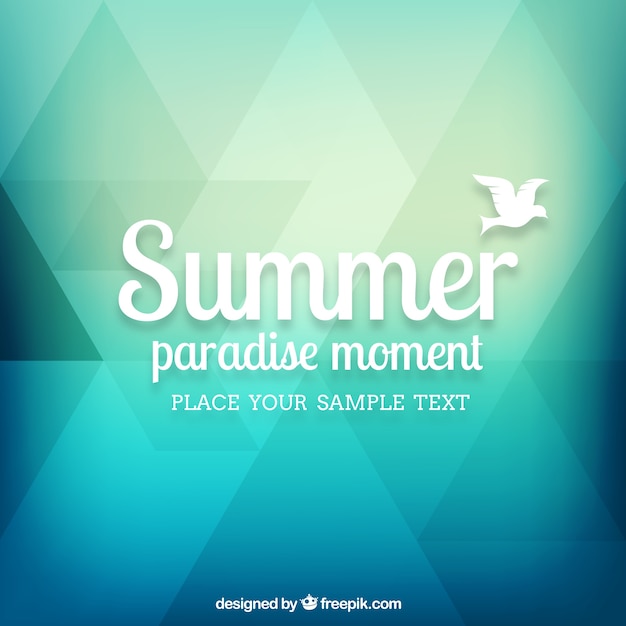 Summer paradise background