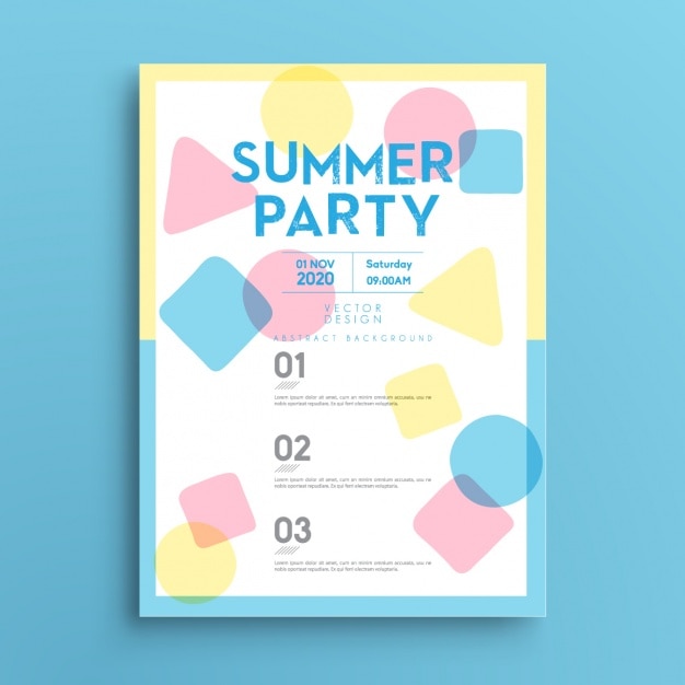 Summer party poster