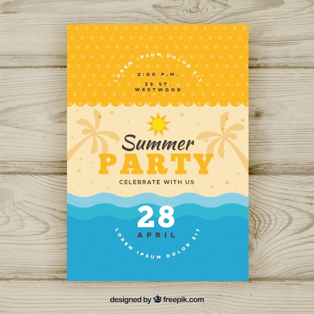 Summer party poster