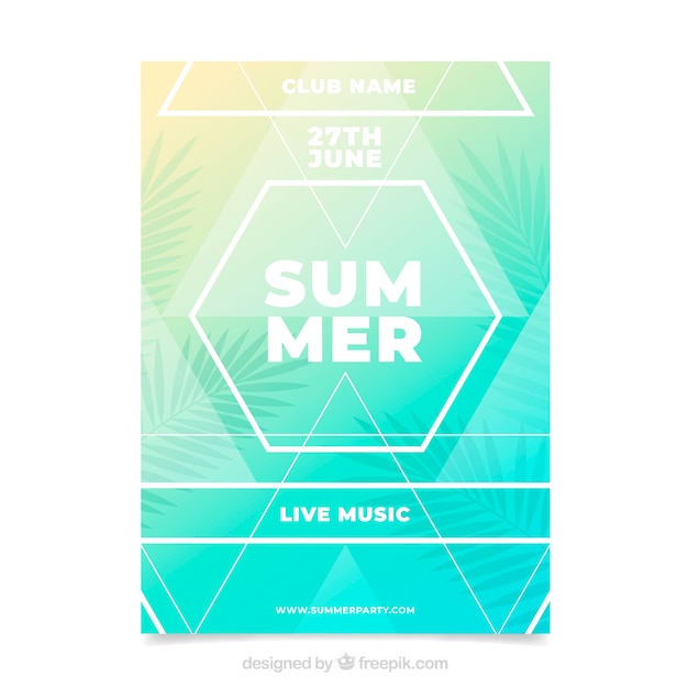 Summer party poster