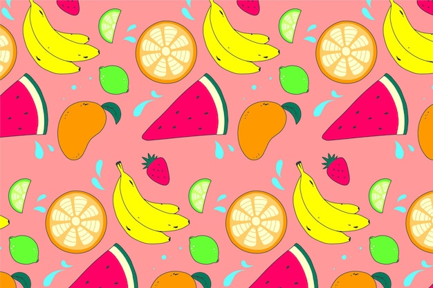 Summer pattern background for zoom