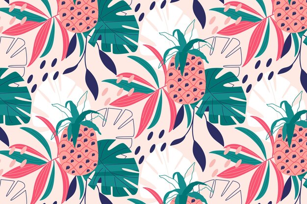 Summer pattern background for zoom