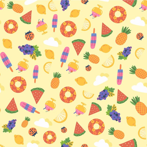 Summer pattern collection concept