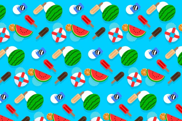 Summer pattern collection concept