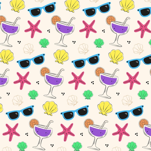 Summer pattern collection concept